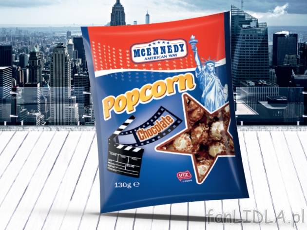 Popcorn w czekoladzie , cena 3,00 PLN za 130 g/1 opak., 100 g=3,07 PLN. 
Wyjątkowe ...
