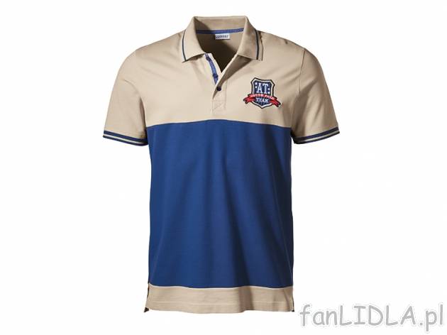 Koszulka polo Livergy, cena 24,99 PLN za 1 szt. 
- 4 wzory do wyboru 
- materiał: ...