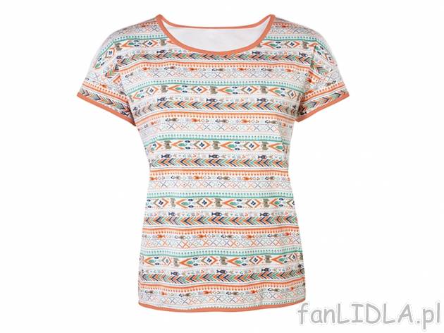 Koszulka Esmara, cena 22,99 PLN za 1 szt. 
- materiał: 95% bawełna, 5% elastan ...