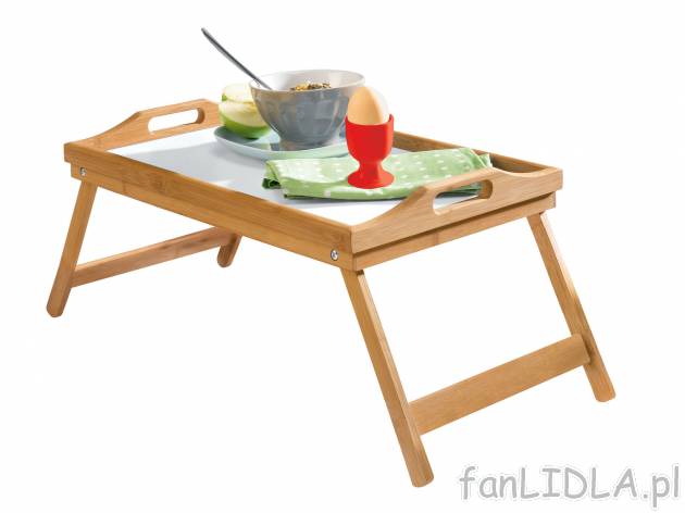 Bambusowy stolik śniadaniowy, idealny na śniadanie prosto do łóżka, cena 34,99 ...