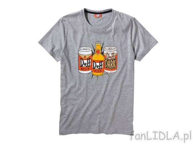 T-shirt męski , cena 21,99 PLN za 1 szt. 
- do wyboru: Simpson, Snoopy, Garfield ...