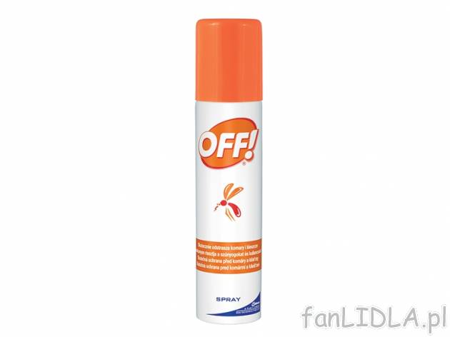 Spray przeciw komarom , cena 9,99 PLN za 1 opak. = 100 ml