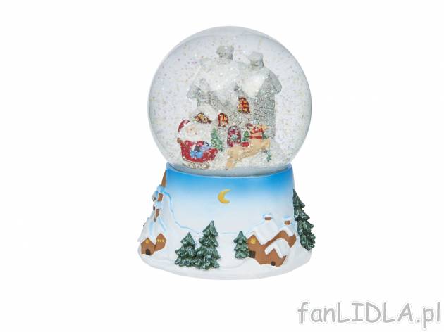 Kula śniegowa z pozytywką, cena 34,99 PLN. Wspaniałą ozdoba domu na Święta. ...