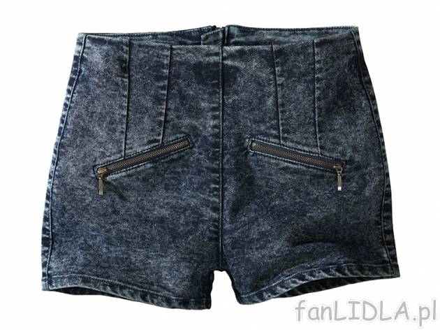Szorty jeansowe Esmara, cena 29,99 PLN za 1 szt. 
- modny, wysoki stan 
- rozmiary: ...