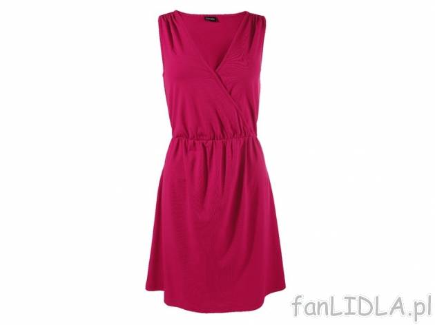 Sukienka Esmara, cena 29,99 PLN za 1 szt. 
- rozmiary: S-L 
- 95% bawełna, 5% elastan ...