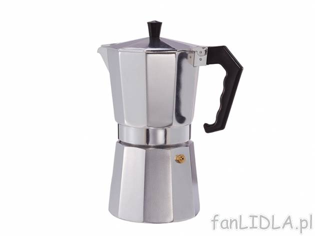 Ciśnieniowy zaparzacz do kawy Ernesto, cena 39,99 PLN za 1 szt. 
- wymiary (bez ...