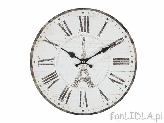 Zegar ścienny Auriol, cena 24,99 PLN za 1 szt. 
- precyzyjny mechanizm kwarcowy ...