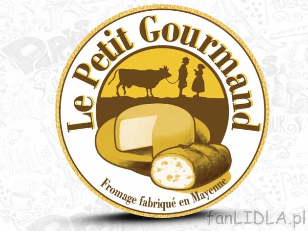 Ser Petit Saint Paulin z mleka krowiego , cena 9,99 PLN za 350g/1opak., 1kg=28,54 PLN.