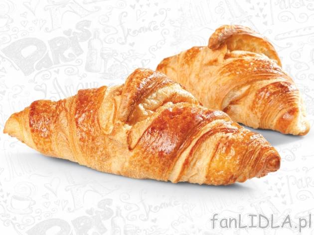 Croissant maślany , cena 0,99 PLN za 55/57 g/ 1 szt., 100g=1,80/1,74 PLN.