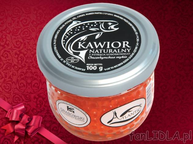 Kawior Deluxe, cena 29,99 PLN za 100 g, 1 opak, PLN. 
- Najwyższej jakości kawior, ...