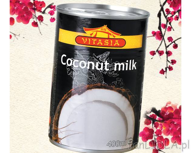 Mleczko kokosowe , cena 4,99 PLN za 400 ml/1 opak. 
- Aromat mleczka kokosowego, ...