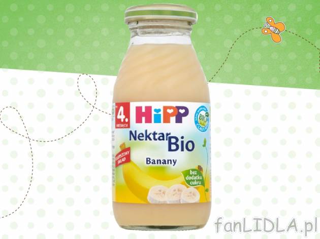 HiPP Sok lub nektar , cena 2,49 PLN za 200ml/1 opak., 100ml=1,25 PLN.