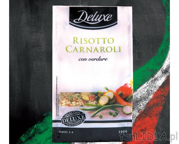 Risotto , cena 6,99 PLN za 300 g/1 opak. 
- Szybki pomysł na obiad we włoskim ...