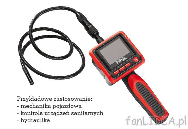 Kamera endoskopowa Powerfix, cena 249,00 PLN za 1 opak. 
- kamera mikro jest połączona ...