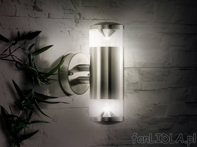 Zewnętrzna lampa LED z czujnikiem ruchu , cena 89,90 PLN za 1 szt. 
- zasięg ...