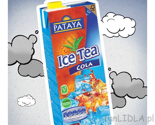 Pataya Ice Tea Cola , cena 2,29 PLN za 1,5 L/1 opak. 
-  1,5 L/1 opak.