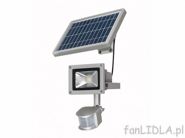 Reflektor solarny LED , cena 129,00 PLN za 1 szt. 
- reflektor sterowany czujnikiem ...
