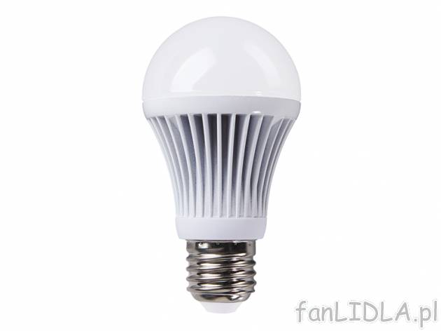 Żarówka LED , cena 24,99 PLN za 1 szt. 
- ciepły biały 
- żywotność do ...