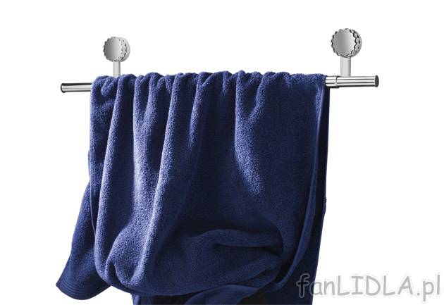 Uchwyt na ręczniki Miomare, cena 39,99 PLN za 1 szt. 
- chromowany 
- stabilne ...