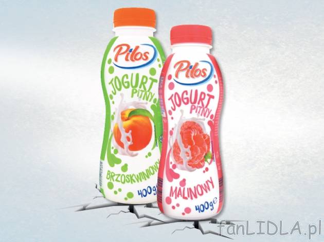 Pilos Jogurt pitny , cena 2,00 PLN za 2x400 g, 1kg=3,75 PLN. 
- * cena wyłącznie ...
