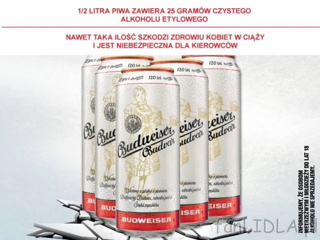 Budweiser - od 01.10 , cena 5,00 PLN za 5x500 ml, 1L=4,00 PLN. 
- Oferta ważna ...
