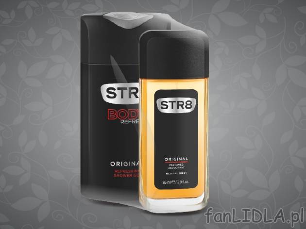 STR8, Dezodorant Natural Spray+żel pod prysznic , cena 16,00 PLN za 85+250ml/zestaw ...