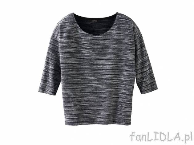 Bluzka lub sweter - HIT cenowy Esmara, cena 39,99 PLN za 1 szt. 
Bluzka z rękawem ...