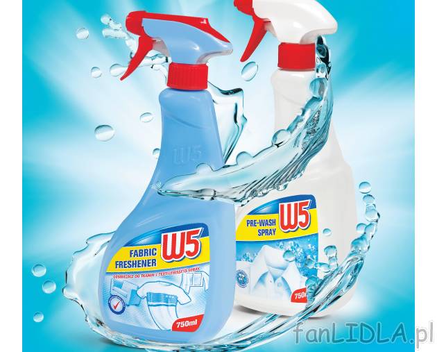 Spray przed praniem / Odświeżacz do tkanin , cena 6,99 PLN za 750 ml 
- Łatwe ...