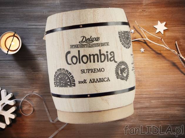Kawa ziarnista Colombia , cena 19,99 PLN za 250 g/1 opak., 100g=8,00 PLN.