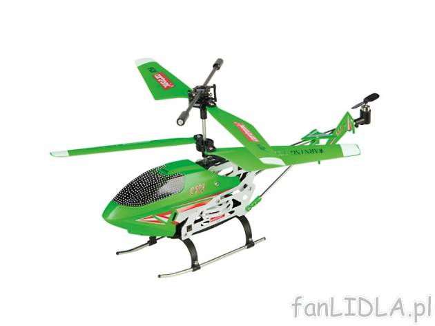 Helikopter z żyroskopem , cena 89,00 PLN za 1 szt. 
- trzykanałowe sterowanie ...