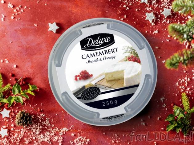 Camembert , cena 7,99 PLN za 250 g/1 opak., 100g=3,20 PLN.