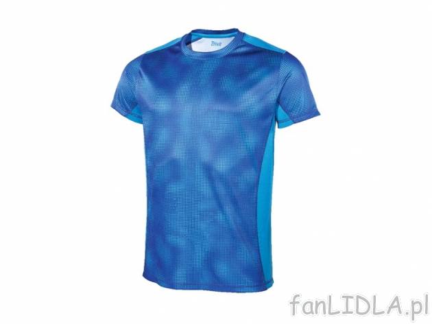 Męska koszulka funkcyjna , cena 19,99 PLN za 1 szt. 
- szybkoschnąca i optymalnie ...