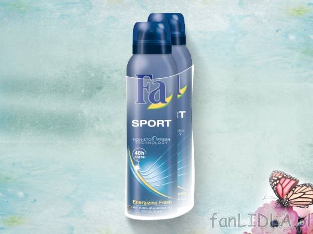 Fa Deo spray , cena 9,00 PLN za 2 x 150 ml/1 opak., 1 L=33,30 PLN. 
- różne rodzaje ...