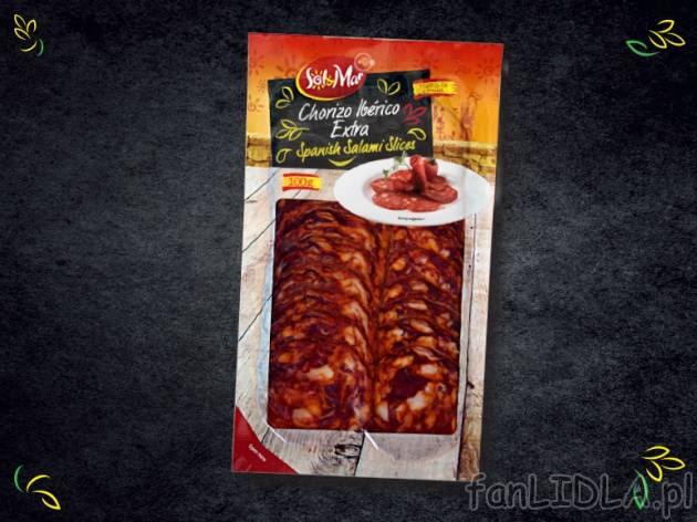 Salami Iberico-Chorizo , cena 5,00 PLN za 100 g/1 opak.
