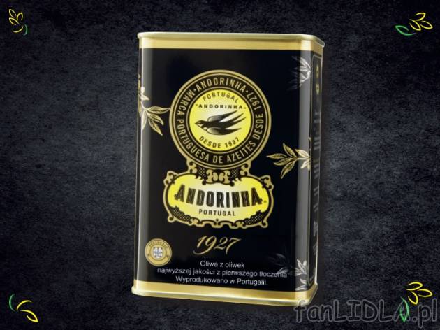 Andorinha oliwa z oliwiek , cena 12,00 PLN za 500 ml/1 opak., 1 L=25,98 PLN.