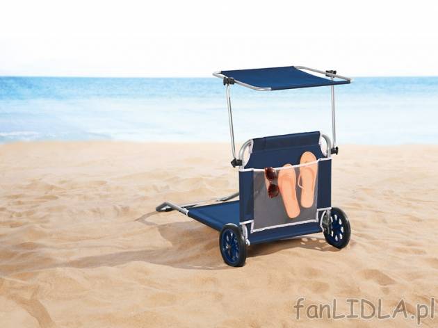 Leżak plażowy , cena 99,00 PLN za 1 szt. 
- aluminiowy stelaż 
- wytrzymała, ...