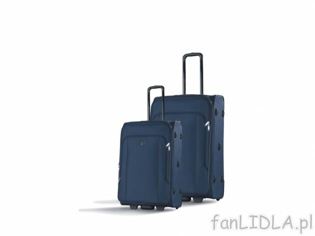 Zestaw 2 walizek podróżnych , cena 222,00 PLN za 1 szt. 
- możliwość zwiększenia ...