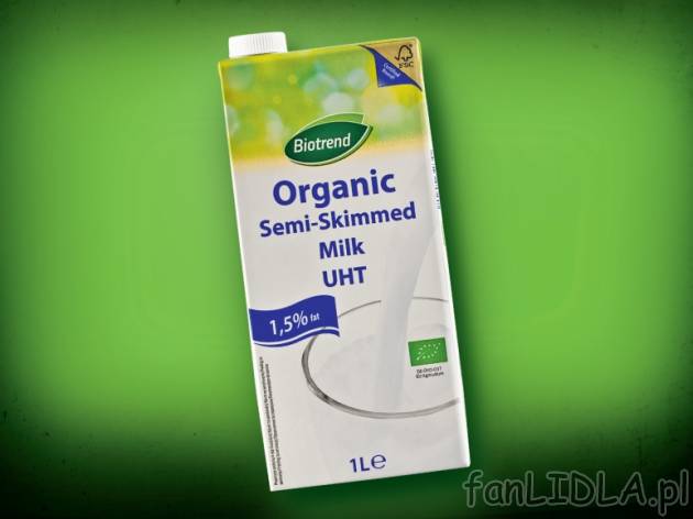 Bio Mleko , cena 2,79 PLN za 1 L 
- Pochodzi z ekologicznych gospodarstw, z terenu ...