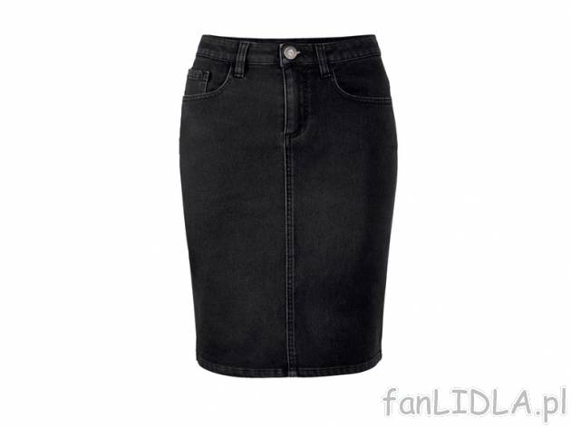 Spódnica jeansowa Esmara, cena 34,99 PLN za 1 szt. 
- rozmiary: 36-44 (nie wszystkie ...
