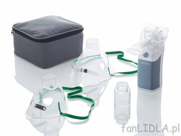 Inhalator Sanitas, cena 159,00 PLN za 1 opak. 
ultradźwiękowy nebulizator wykorzystywany ...