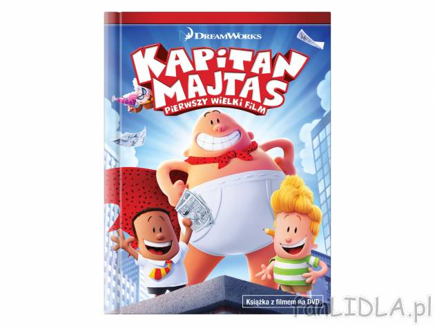 Film DVD ,,Kapitan Majtas: Pierwszy Wielki Film