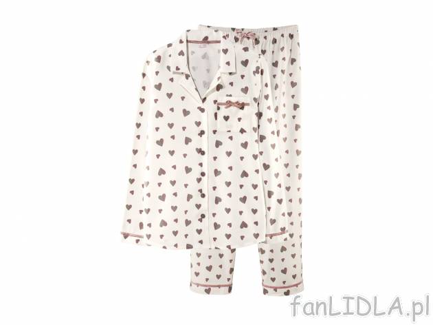 Piżama z flaneli , cena 39,99 PLN za 1 opak. Długie spodnie i koszula do spania. ...