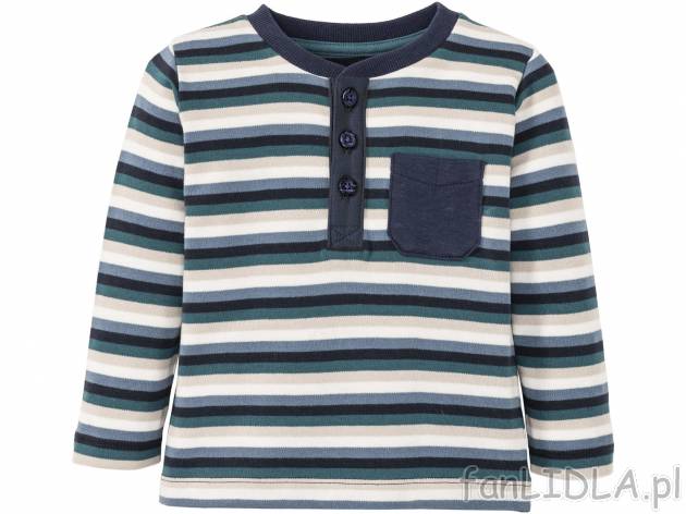 Bluzka z długim rękawem Lupilu, cena 7,99 PLN 
Ubranka z kolekcji dla dzieci posiadają ...