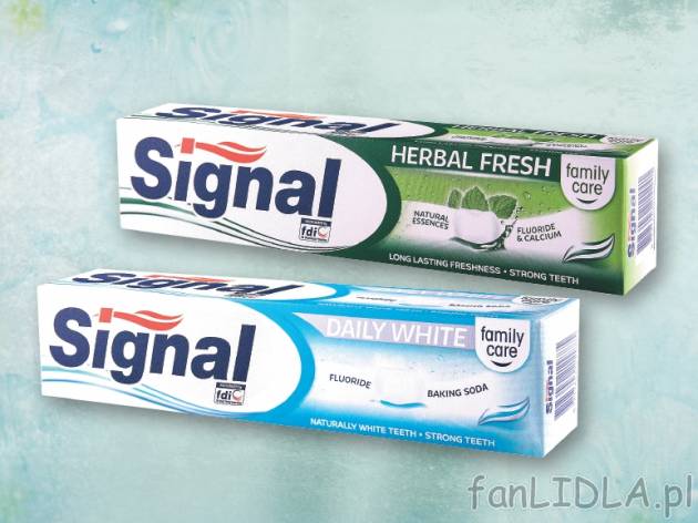 Signal Pasta do zębów Family* , cena 2,00 PLN za 100 ml/1 opak. 
* produkt dostępny ...