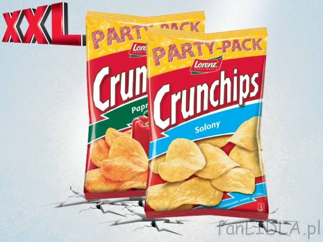 Crunchips Party Pack , cena 3,00 PLN za 225 g/1 opak. 
różne rodzaje