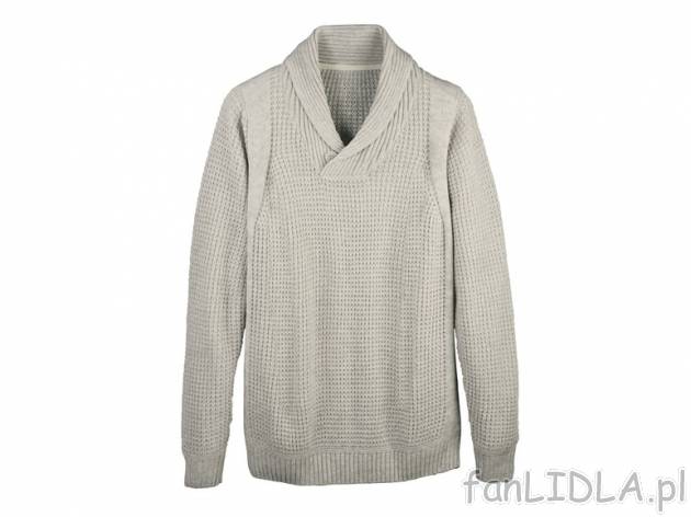 Sweter Livergy, cena 39,99 PLN za 1 szt. 
- rozmiary: S-XXL (nie wszystkie wzory ...