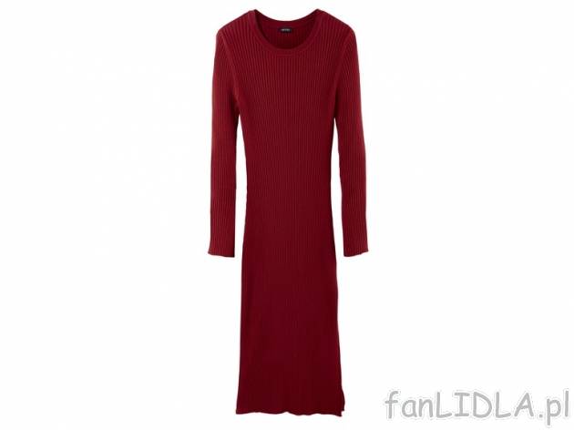 Sukienka z długim rękawem Esmara, cena 44,99 PLN za 1 szt. 
- rozmiary: XS - L ...
