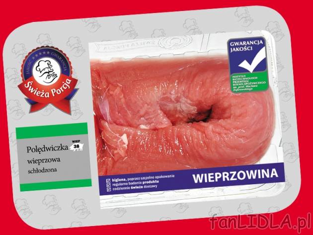 Polędwiczka wieprzowa , cena 20,79 PLN za 1 kg 
-  Polędwiczka wieprzowa