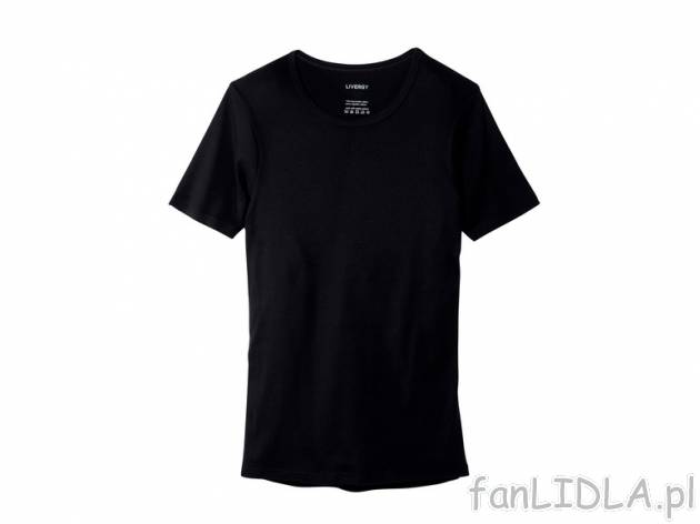 Koszulka Livergy, cena 15,99 PLN za 1 szt. 
- rozmiary: M-XL 
- 4 wzory 
- 100% ...