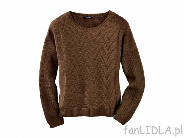 Sweter Esmara, cena 39,99 PLN za 1 szt. 
- rozmiary: XS-L (nie wszystkie wzory dostępne ...